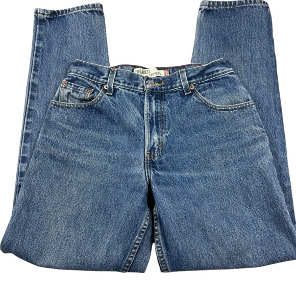 Vintage 90’s 550 Levi’s Relaxed Tapered jeans 8 medium - Picture 4 of 10